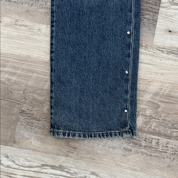 Lucky Brand Zoe high rise, straight jeans with studs - Picture 2 of 11